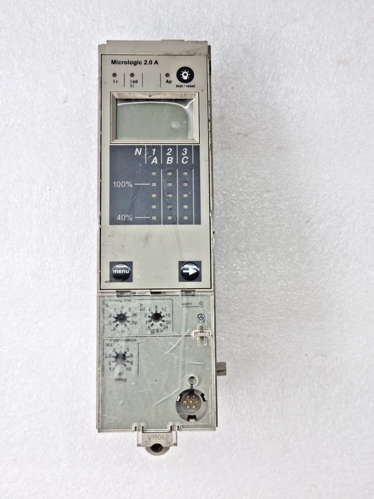 USED SCHNEIDER ELECTRIC 33071 MICROLOGIC 2.0A DIGITAL CIRCUIT BREAKER TRIP UNIT